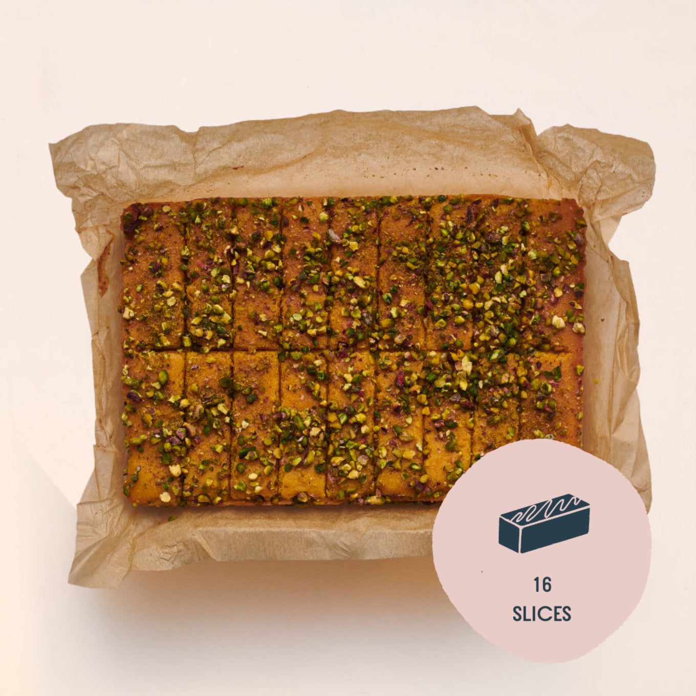 Lemon Polenta & Pistachio Cake
