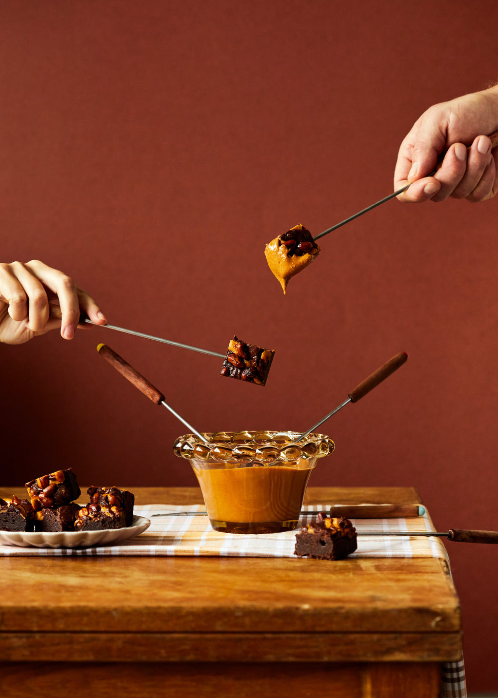 Peanut Butter Vegan Brownie