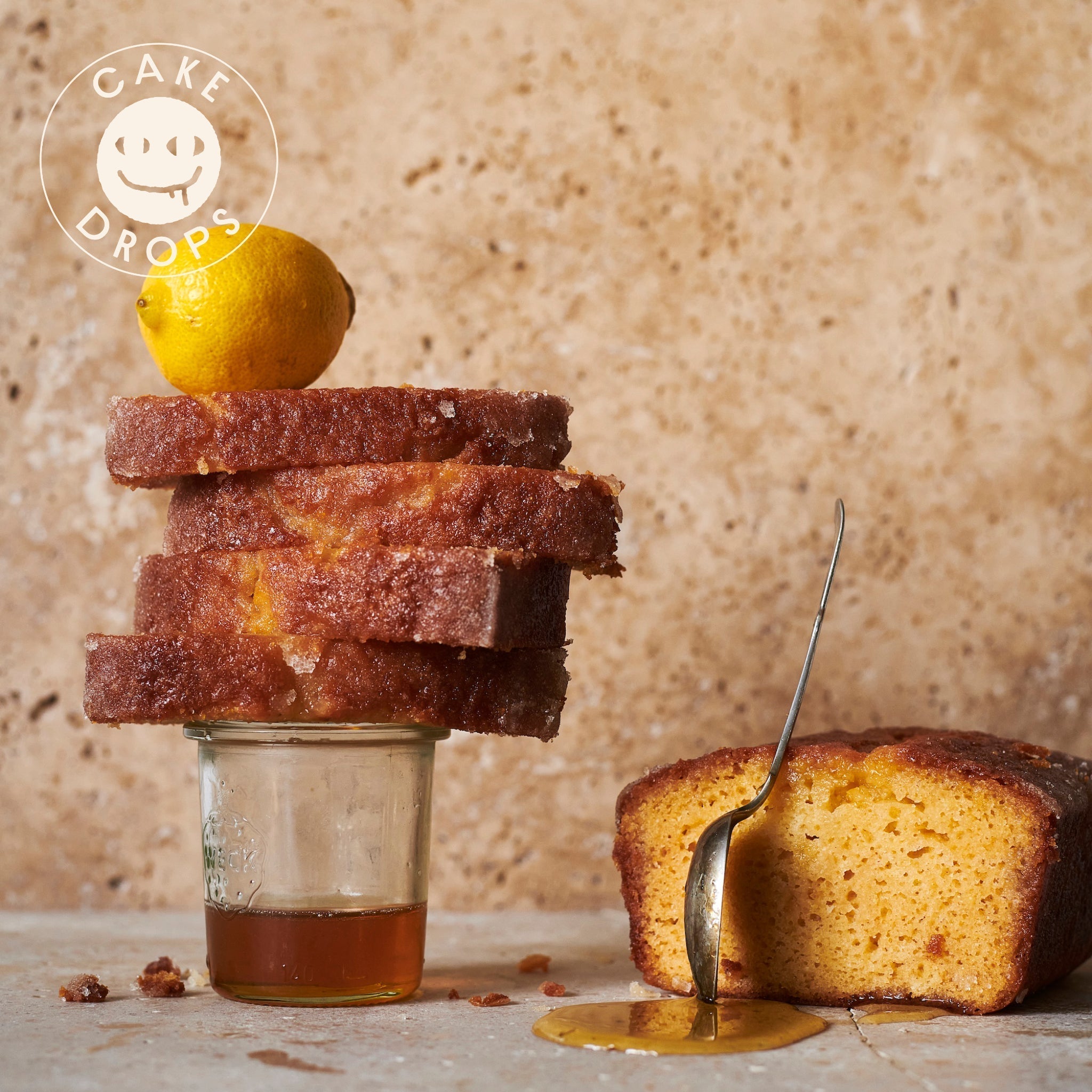 Exploding Bakery Cake Drops: Lemon & Honey Drizzle Loaf