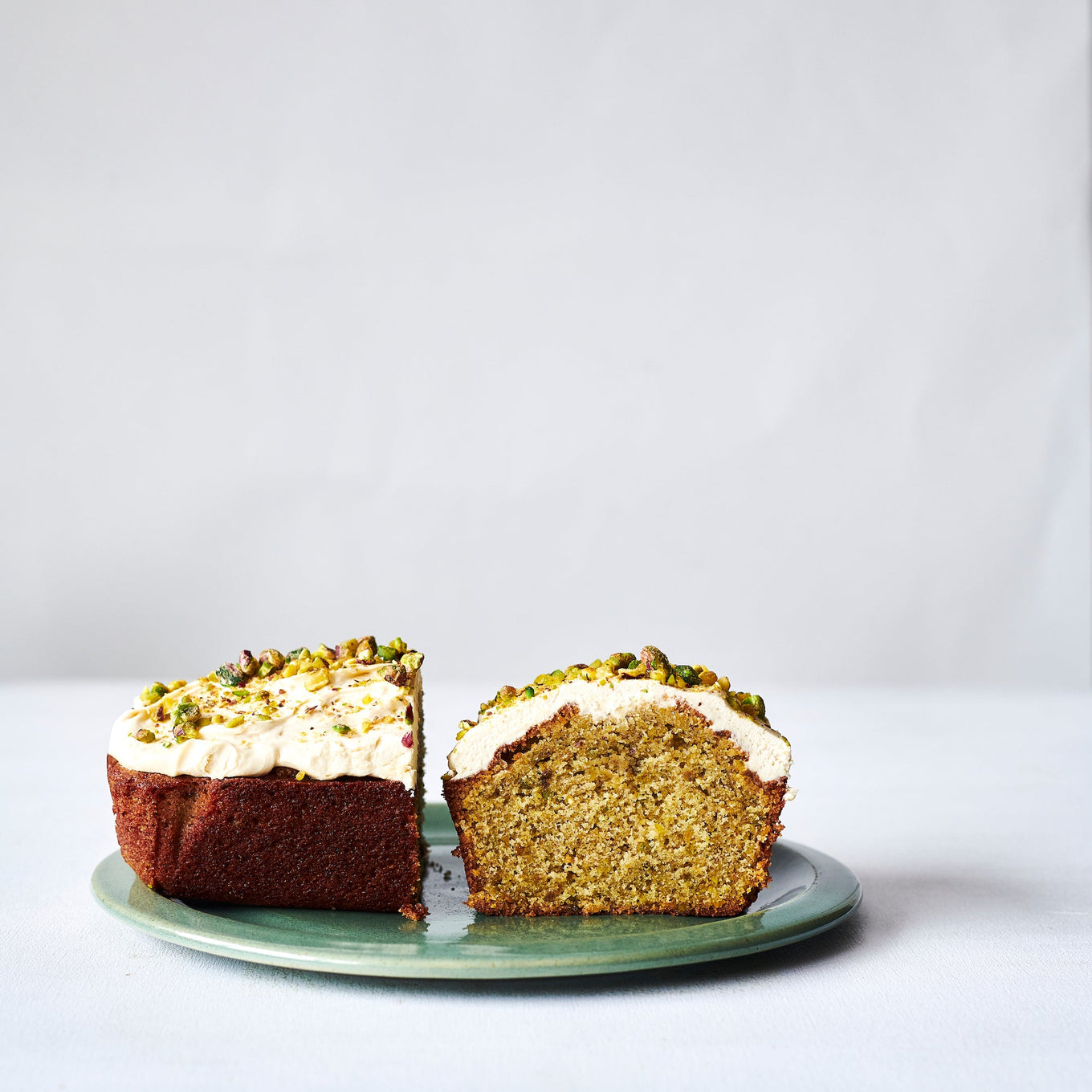 Cardamom, Olive Oil & Pistachio Loaf