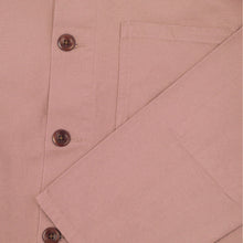 Uskees Heavy Cotton Buttoned Overshirt - Dusty Pink
